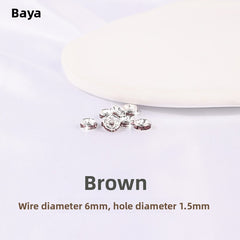 925 Silver Running Rings & Rhinestone Rondelle Spacers