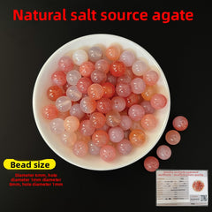 Crystal × Jade × Chalcedony × Agate | DIY Loose Round Beads