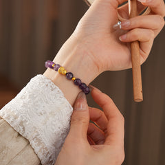 Violet Fortune Amethyst Bangle