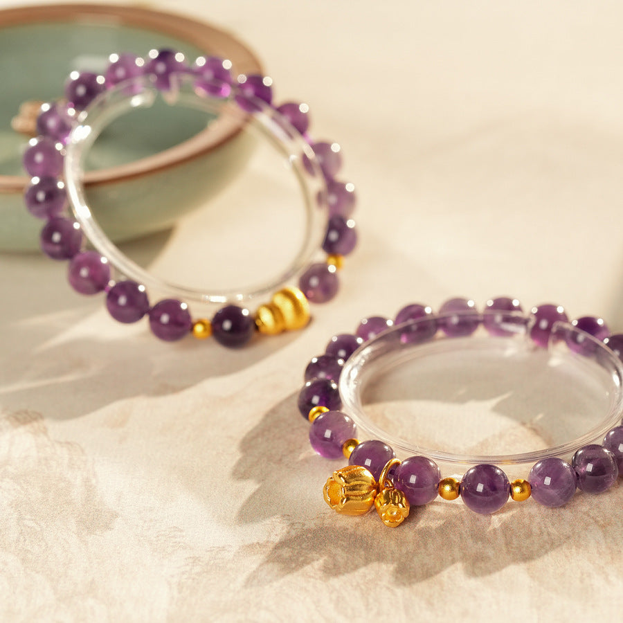 Violet Fortune Amethyst Bangle