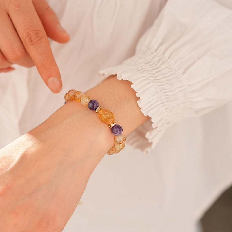 Sunset Harmony Crystal Bangle