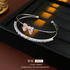Vintage Geometric Zircon Bracelet Series – Minimalist Chic Elegance