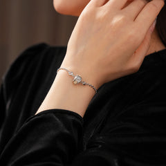 Ivory Glow Barrel Charm Collection – Necklace, Bracelet & Right-Ear Cuff