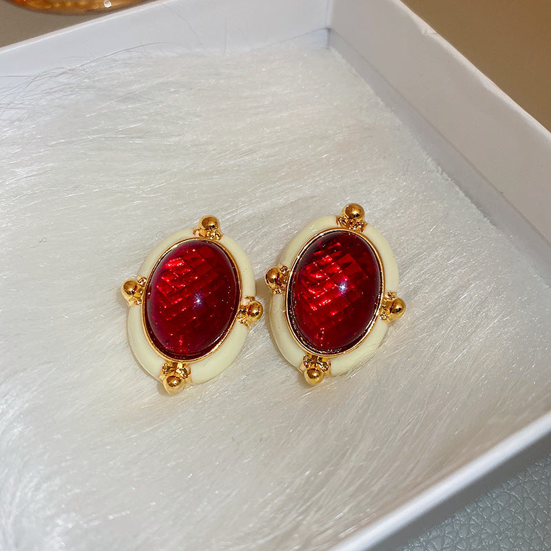 Eternal Heart Gem Earrings Collection