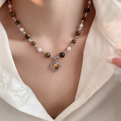 Aurora Gold Collarbone Necklace – Autumn Winter Series