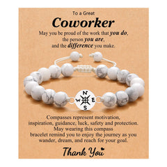 Guiding Compass — Coworker Appreciation Bracelet