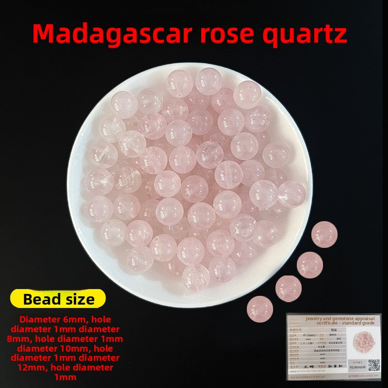 Crystal × Jade × Chalcedony × Agate | DIY Loose Round Beads