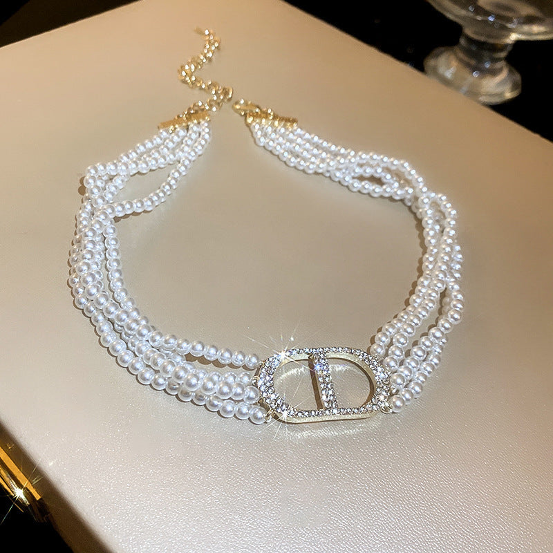 Gothic Revival Vintage Necklace – Exaggerated European Light Luxury