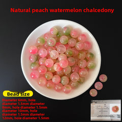 Crystal × Jade × Chalcedony × Agate | DIY Loose Round Beads