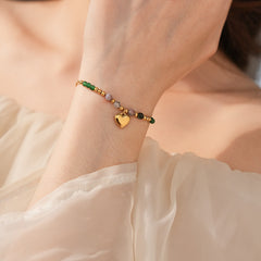 malachite charm bracelets
