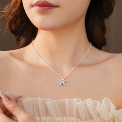 Blue Pup Pendant & Earrings Set