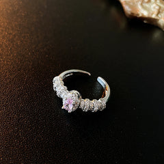 Baroque Pearl Tulip Open Ring – Korean Sweet Chic Series