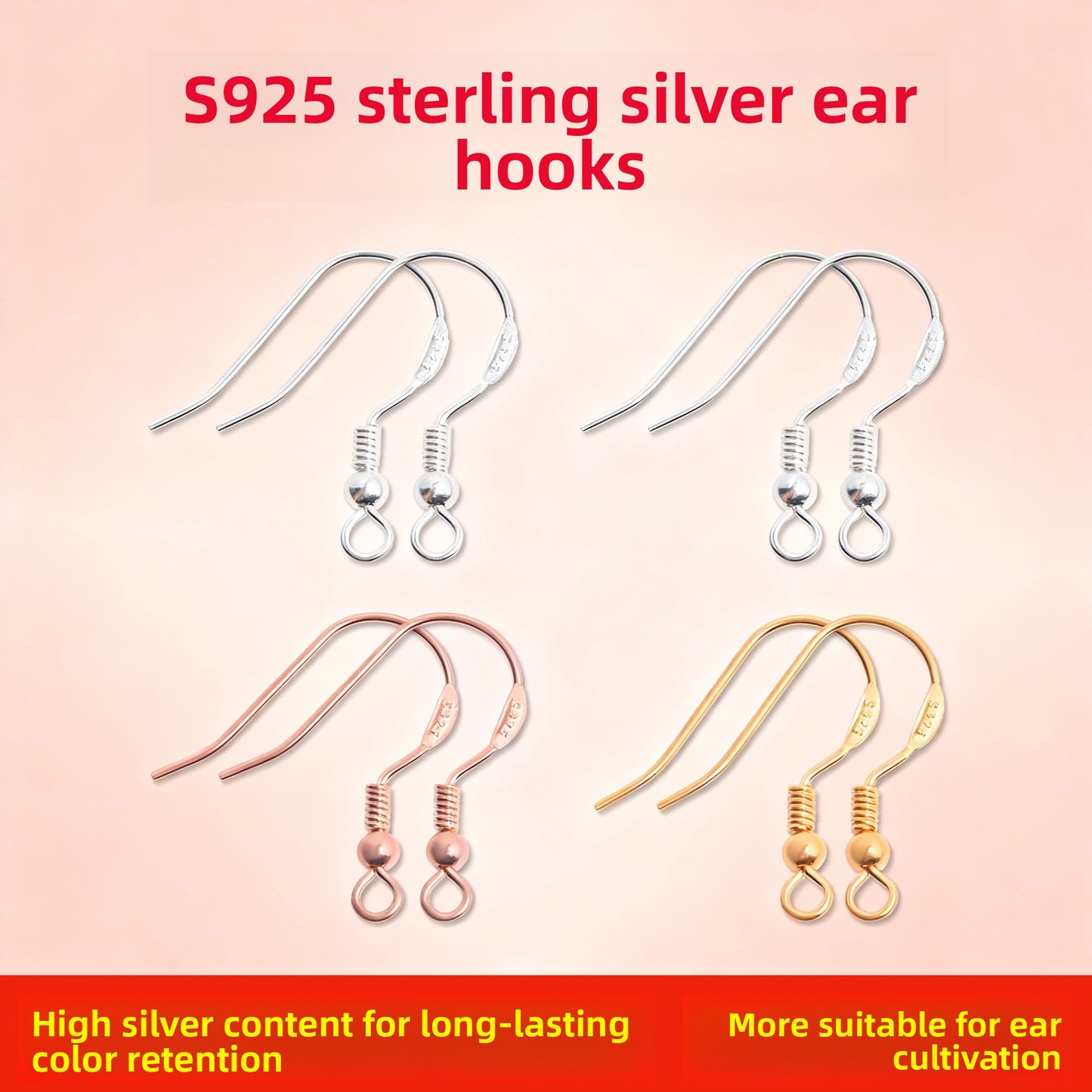 ArcHalo · S925 Ear Hooks & Dangle Chains