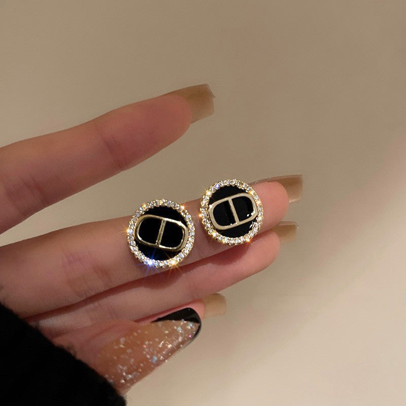 Camellia & Bow Earring Collection – Chic Light Luxury Retro Series