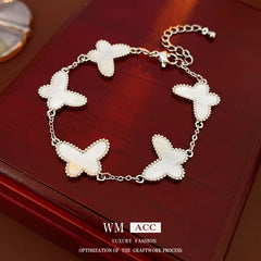 Crystal Bloom Vintage Bracelet Series – Elegant Retro Style