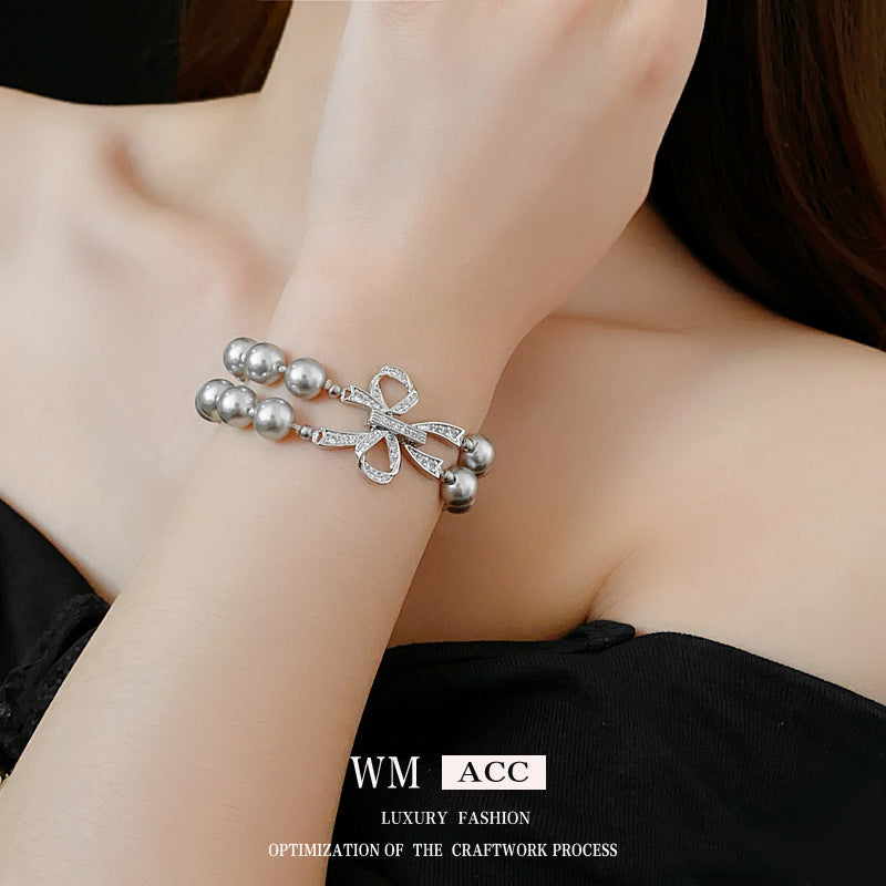 Vintage Geometric Zircon Bracelet Series – Minimalist Chic Elegance