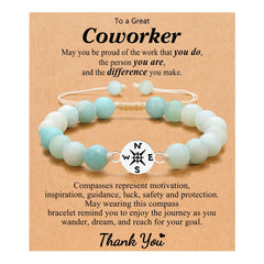 Guiding Compass — Coworker Appreciation Bracelet