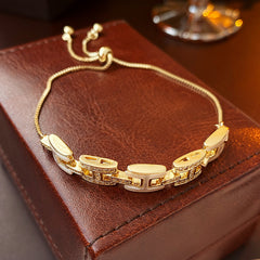 Crystal Bloom Vintage Bracelet Series – Elegant Retro Style