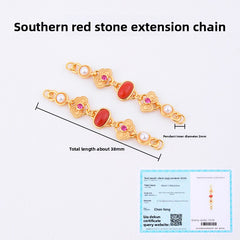 GemLink Half-Chains · 925 Silver (Gold-Plated)