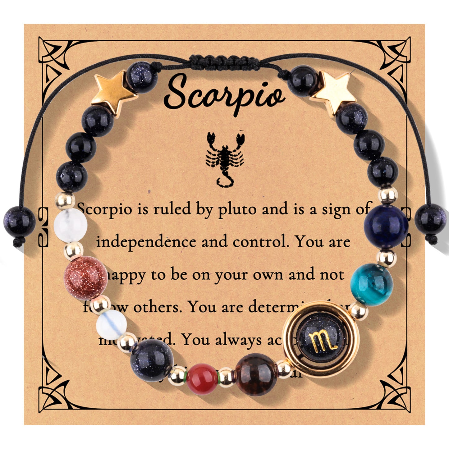 Starlore Zodiac Crystal Bracelets — Night Sky Edition