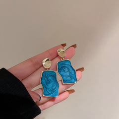 Artisan Enamel Mosaic Earrings Collection