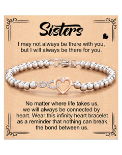 Bonded Hearts Message Card Bracelets