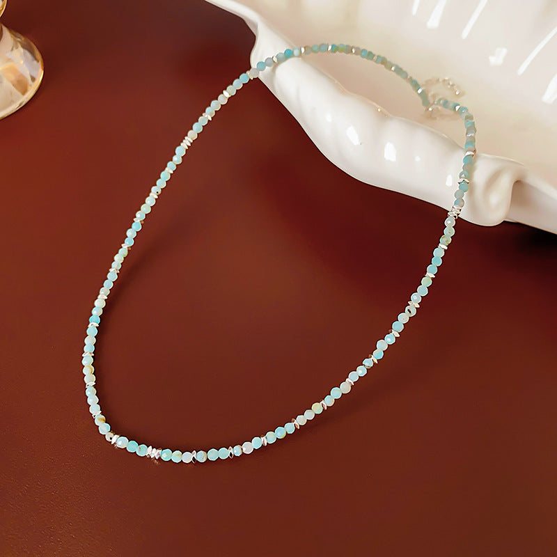 Baroque freshwater pearl colorful bead necklace and bracelet set – light luxury elegant women’s jewelry