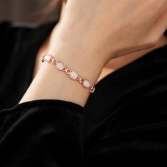 Cat's Eye Link Bracelet