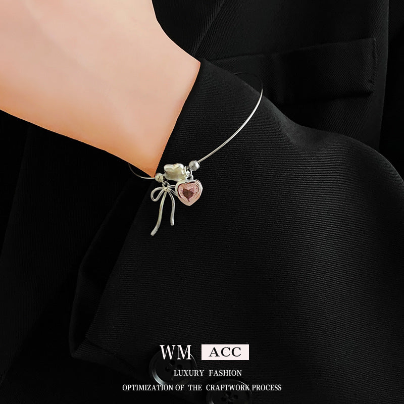 Vintage Geometric Zircon Bracelet Series – Minimalist Chic Elegance