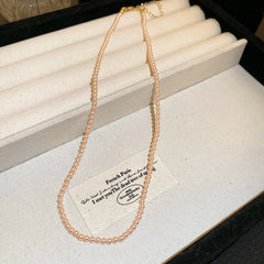 Rosélia Pearl Duo Necklace & Bracelet – French Vintage Chic
