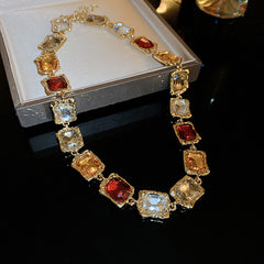 Medieval Luxe Statement Necklace – Vintage Geometric Series
