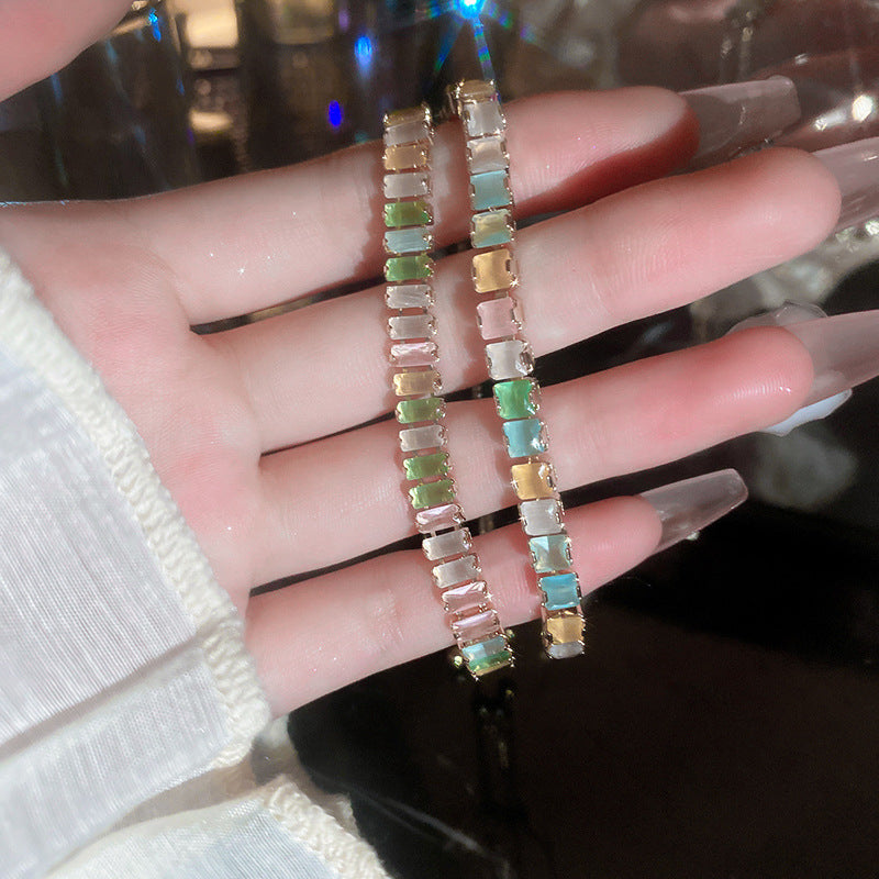 Zircon Adjustable Bracelet Series – Light Luxury & Chic Elegance