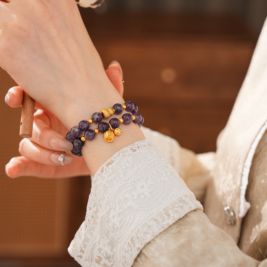 Violet Fortune Amethyst Bangle
