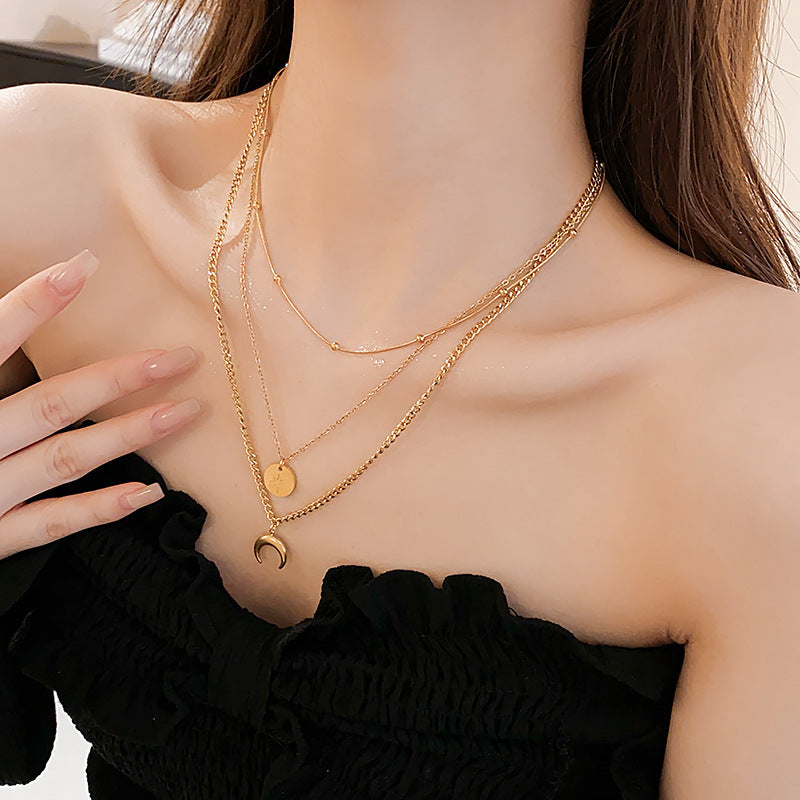 Eternal Moon Heart Necklace