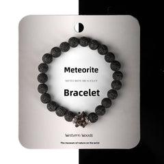 Glazenya Earthfire Lava Crystal Bracelet – natural lava stone and crystal quartz beaded bracelet