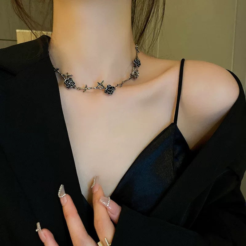 Versatile Minimalist Titanium Steel Pearl Pendant Necklace