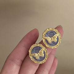 Vintage Pearl Stud Earrings Series – Courtly Chic Light Luxury