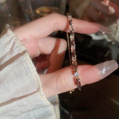 Zircon Adjustable Bracelet Series – Light Luxury & Chic Elegance
