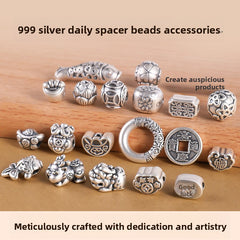 Pure999 Auspice Charms · 999 Silver Beads & Spacers