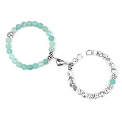 Bonded Hearts Duo · Couple Beaded Bracelets