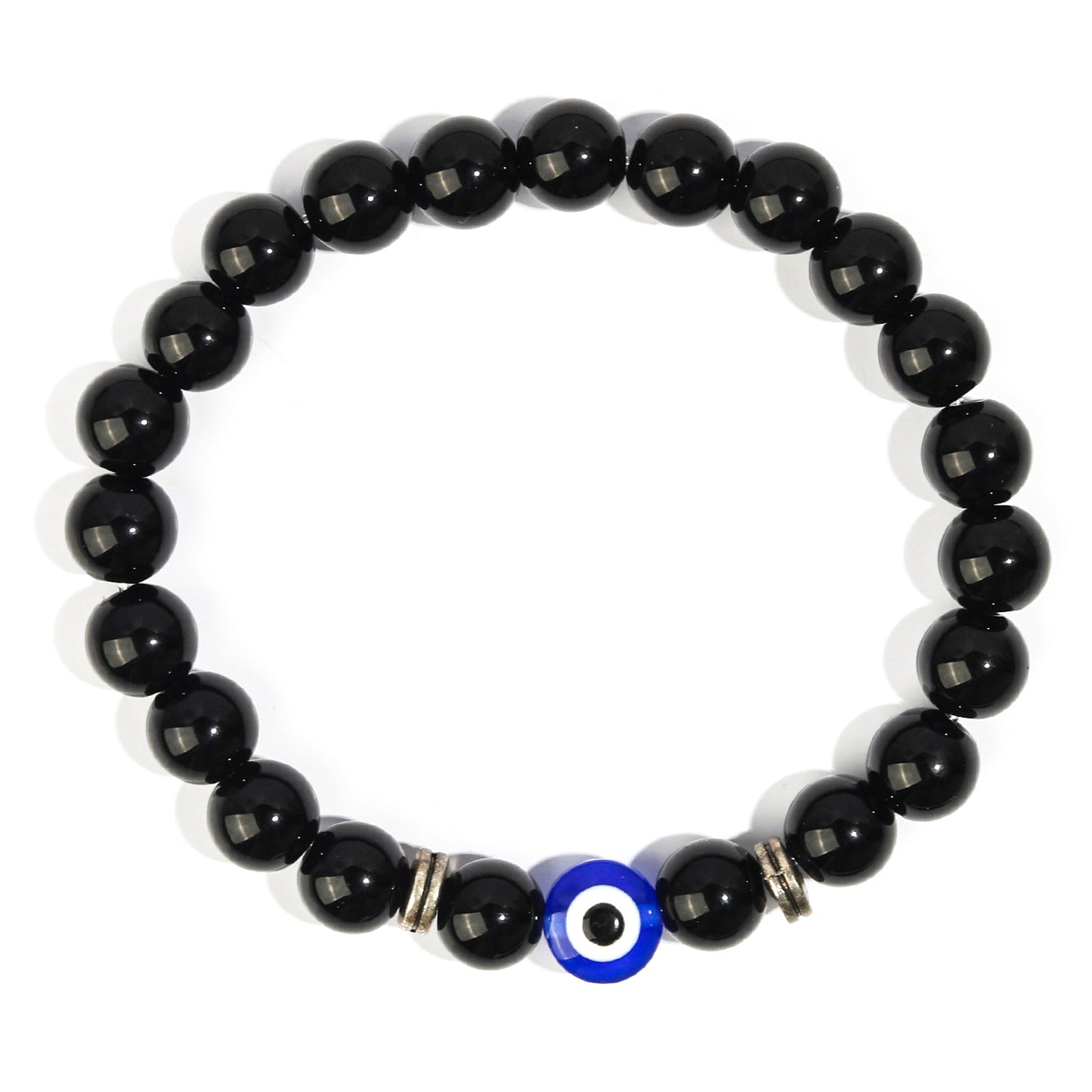 Guardian Gaze · Natural Stone Evil Eye Bracelet
