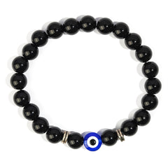 Guardian Gaze · Natural Stone Evil Eye Bracelet
