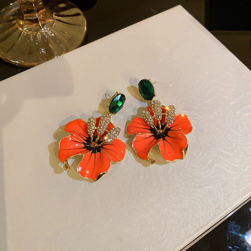 Eternal Heart Gem Earrings Collection