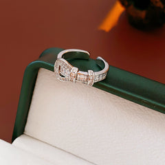 Baroque Pearl Tulip Open Ring – Korean Sweet Chic Series