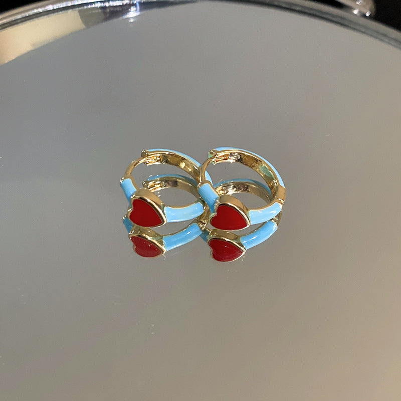 Eternal Heart Gem Earrings Collection