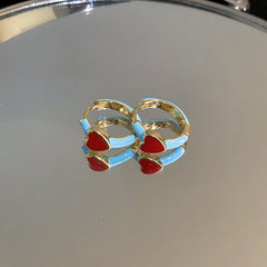 Eternal Heart Gem Earrings Collection