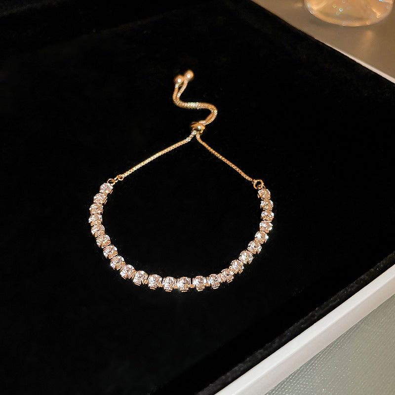 Zircon Adjustable Bracelet Series – Light Luxury & Chic Elegance