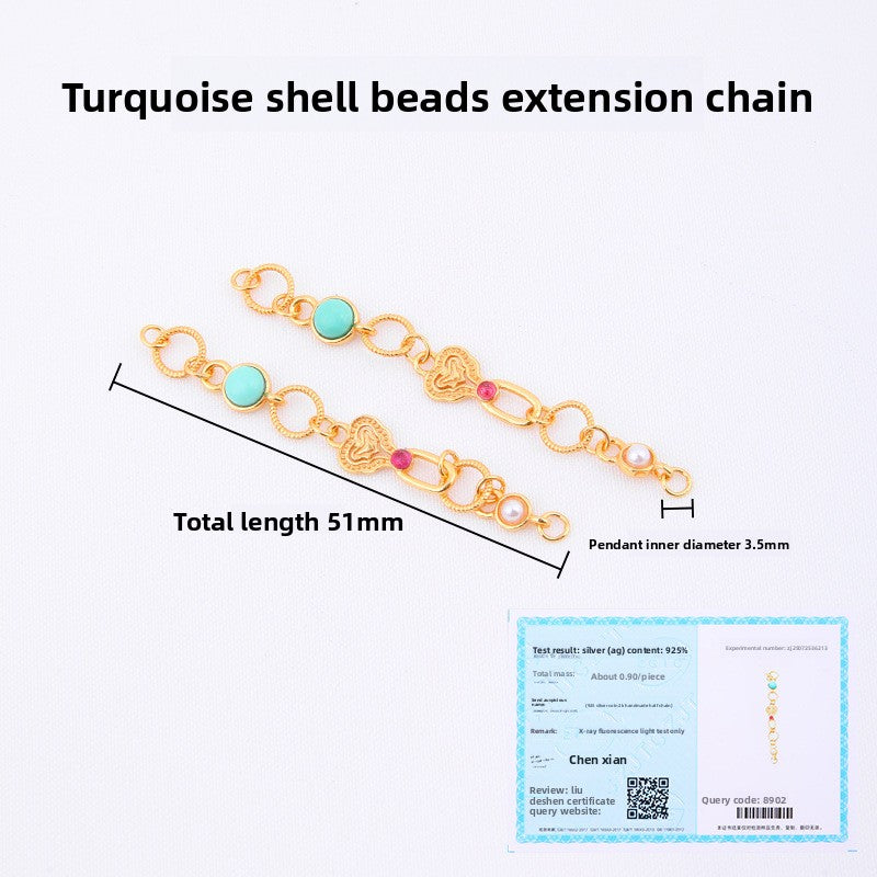 GemLink Half-Chains · 925 Silver (Gold-Plated)