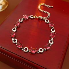 Oval Radiance Zircon Bracelet