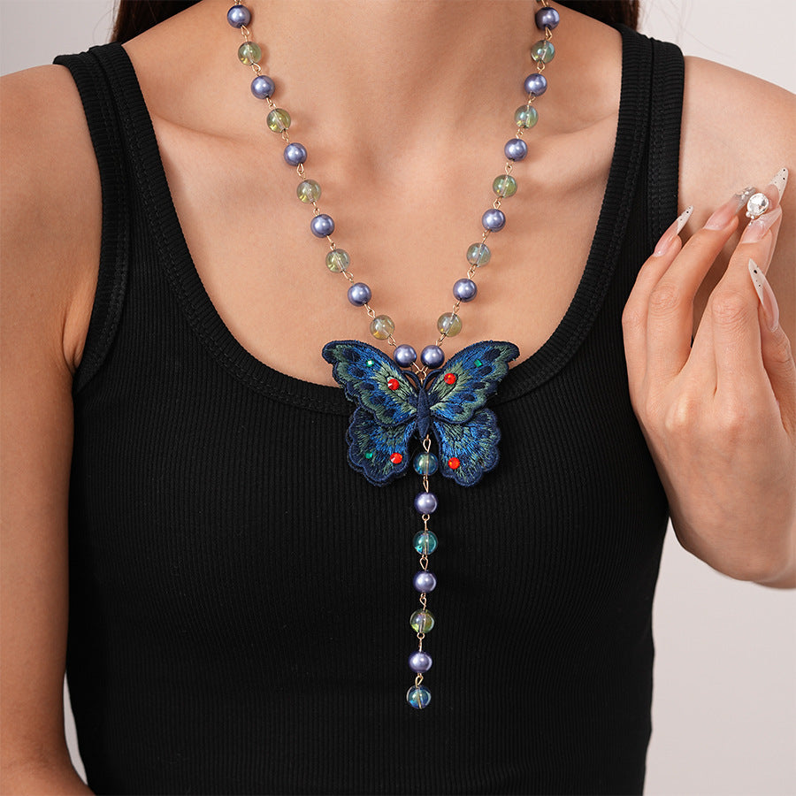 Vintage Butterfly & Heart Collection – Light Luxury Handmade Jewelry
